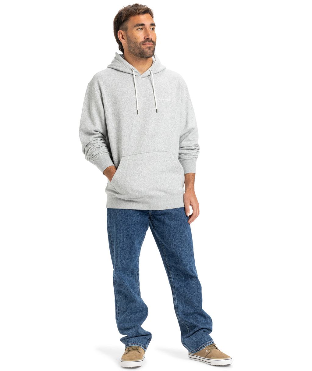 Quiksilver Salt Water Hoodie in LIGHT GREY HEATHER
