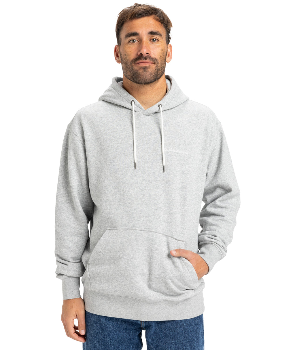 Quiksilver Salt Water Hoodie in LIGHT GREY HEATHER