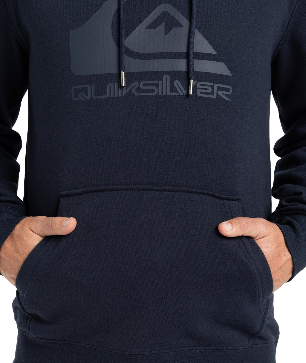 Quiksilver Comp Logo Hoodie in DARK NAVY