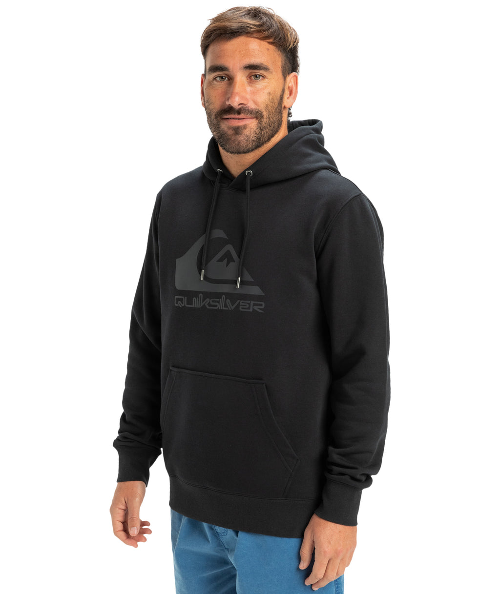 Quiksilver Comp Logo Hoodie in BLACK