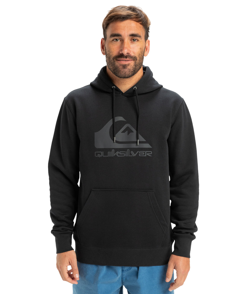 Quiksilver Comp Logo Hoodie in BLACK