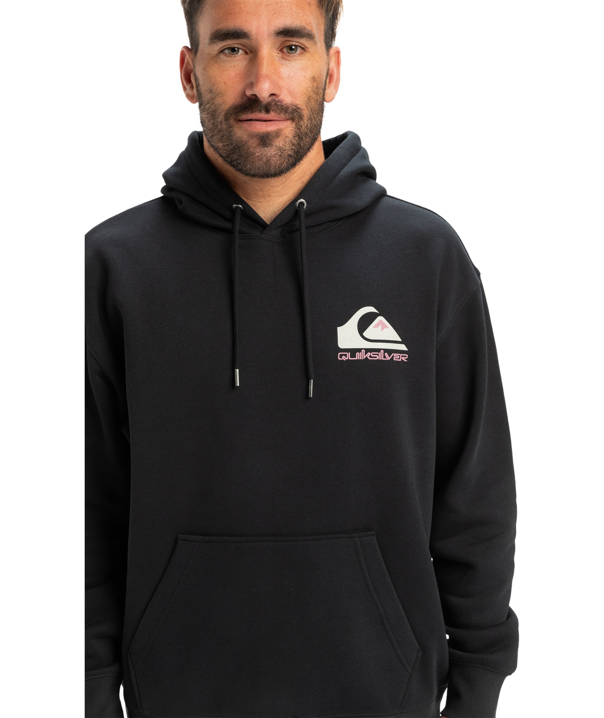 Quiksilver Omni Logo Hoodie in BLACK