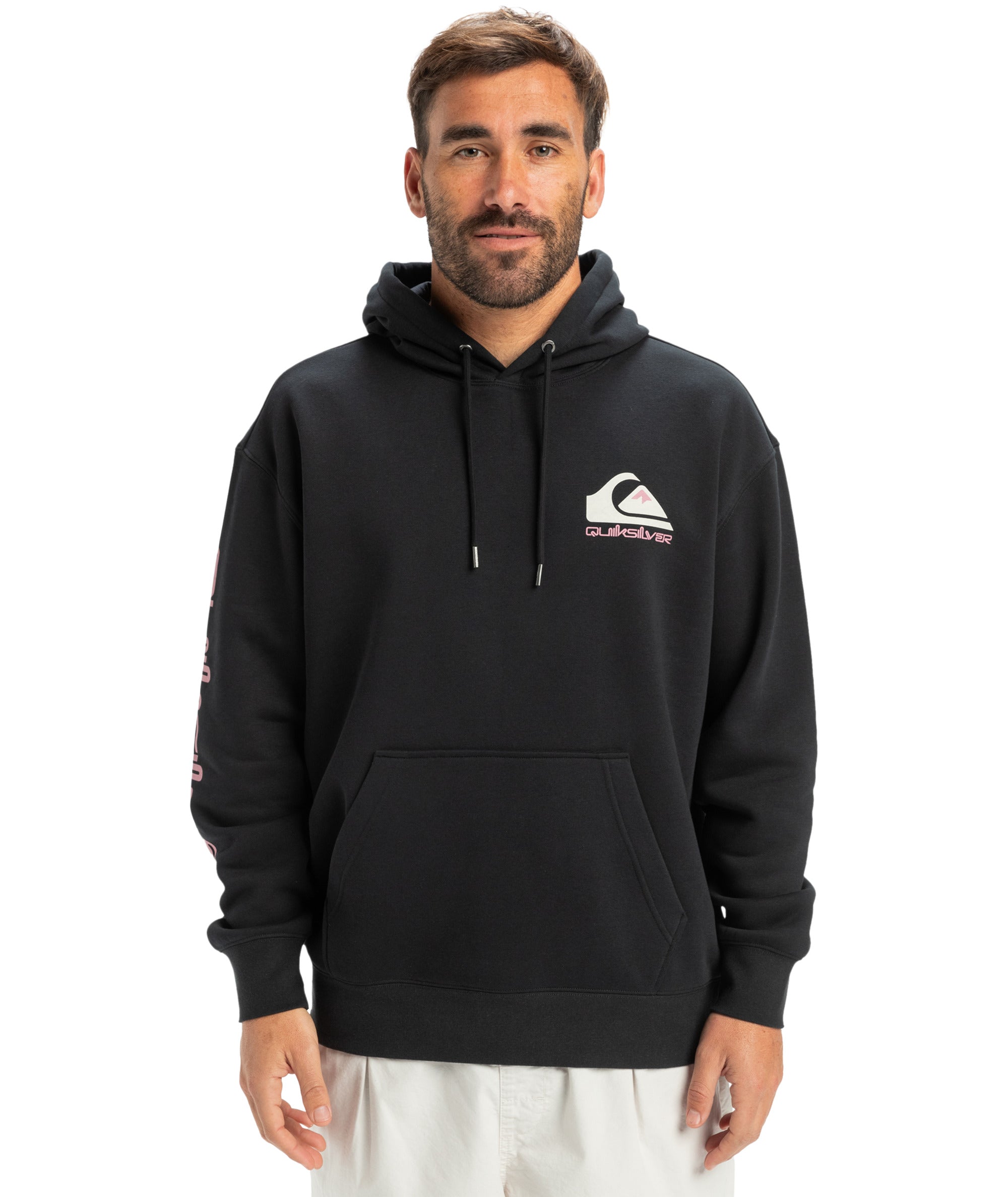 Quiksilver Omni Logo Hoodie in BLACK