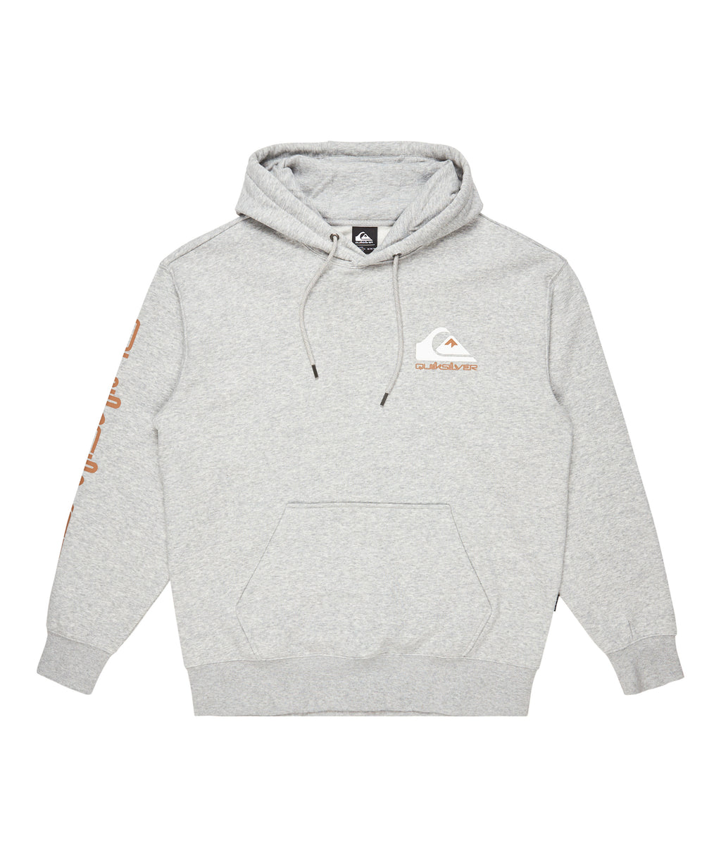 Quiksilver Omni Logo Hoodie in LIGHT GREY HEATHER