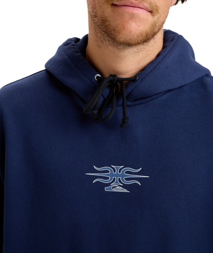 Quiksilver Mercury Devil Hoodie in BLACK IRIS