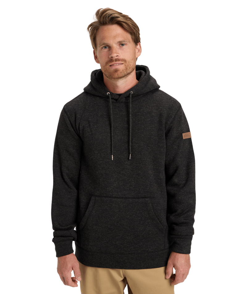 Quiksilver Keller Hoodie in BLACK HEATHER