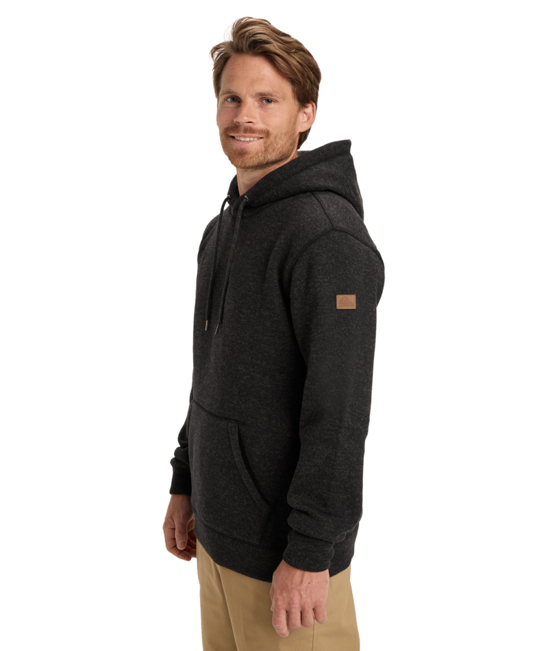 Quiksilver Keller Hoodie in BLACK HEATHER