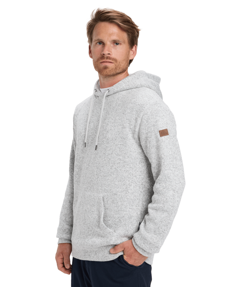 Quiksilver Keller Hoodie in LIGHT GREY HEATHER