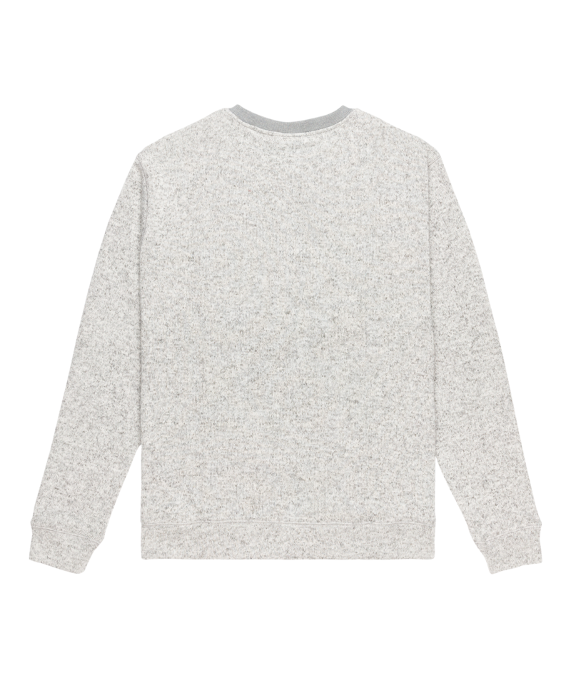 Quiksilver Keller Crew in LIGHT GREY HEATHER