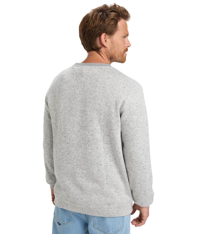 Quiksilver Keller Crew in LIGHT GREY HEATHER