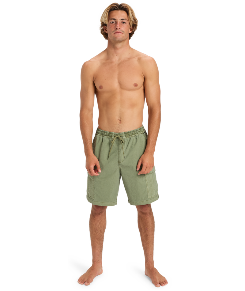 Quiksilver Taxer Surfwash Amphibian 19 in LODEN GREEN