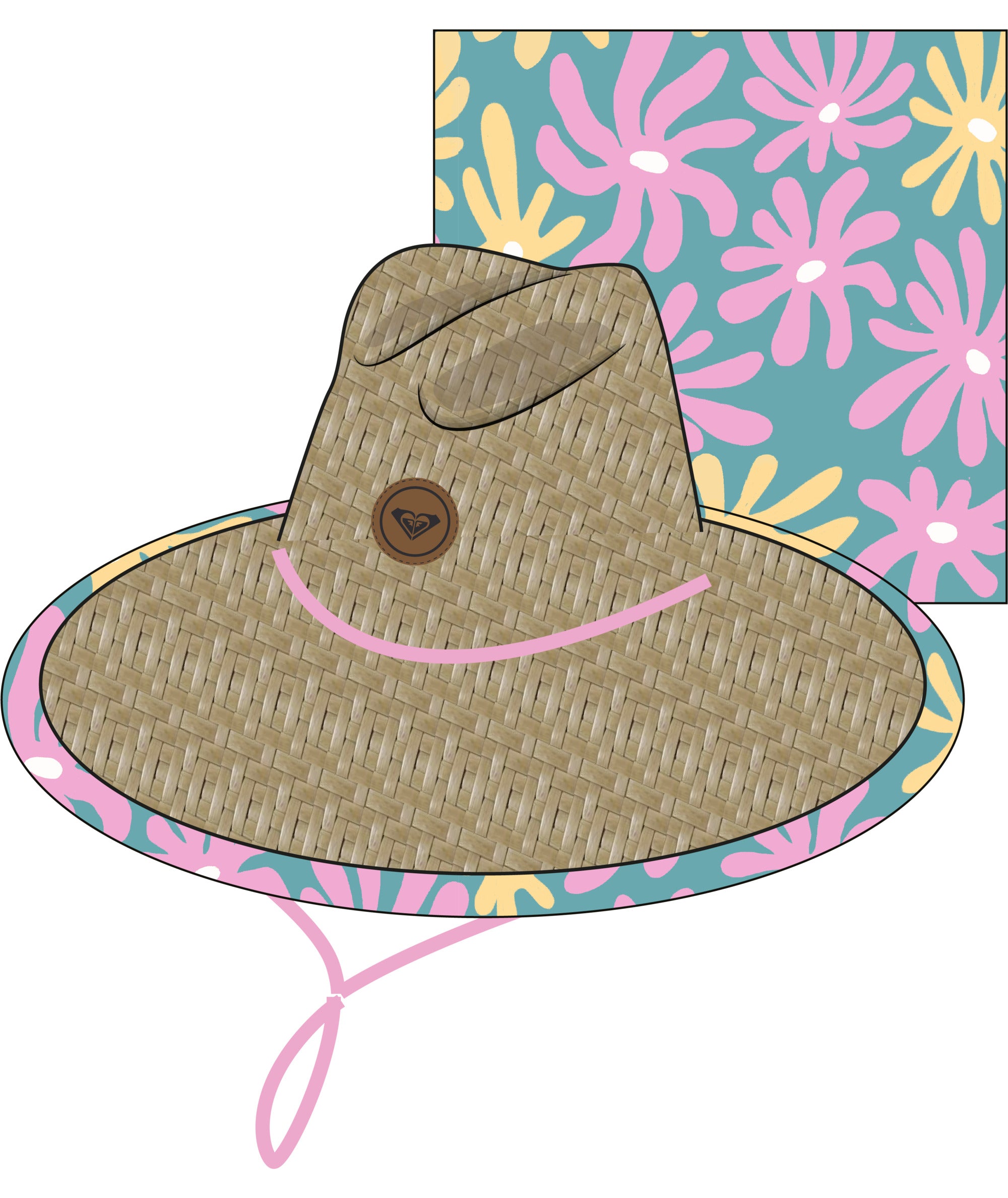 Roxy Rg Pina To My Colada Printed in COASTAL SHADE FLIPPER