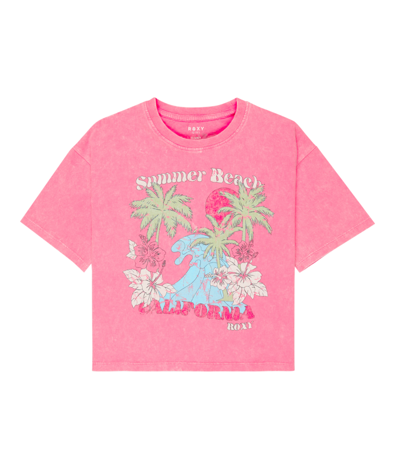 Pink Roxy Shirt Roxy Girls 8-16 Daisyloose Season T-Shirt – EP SURF