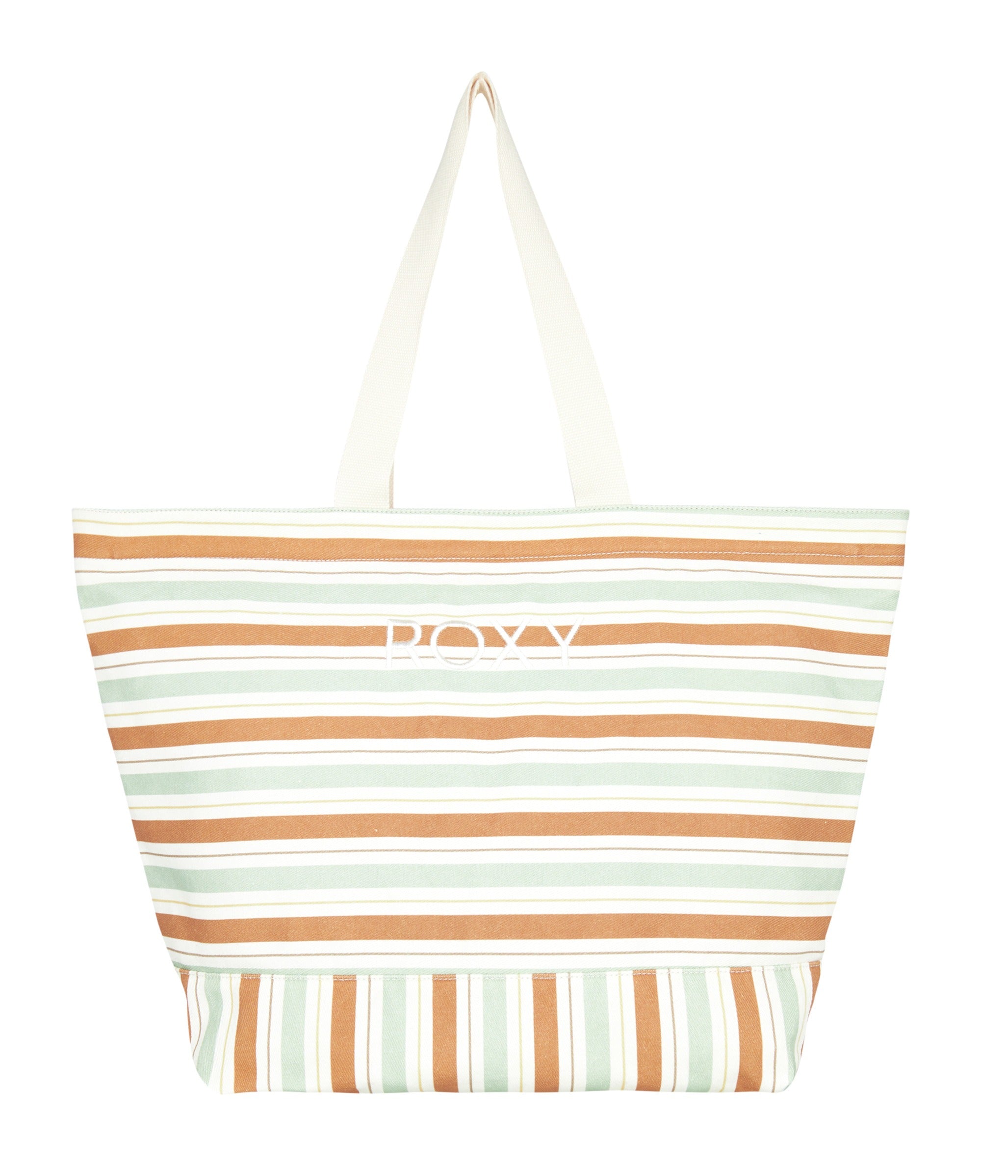 Roxy Stripy Beach in LAUREL GREEN CARVER STRIPE SWI