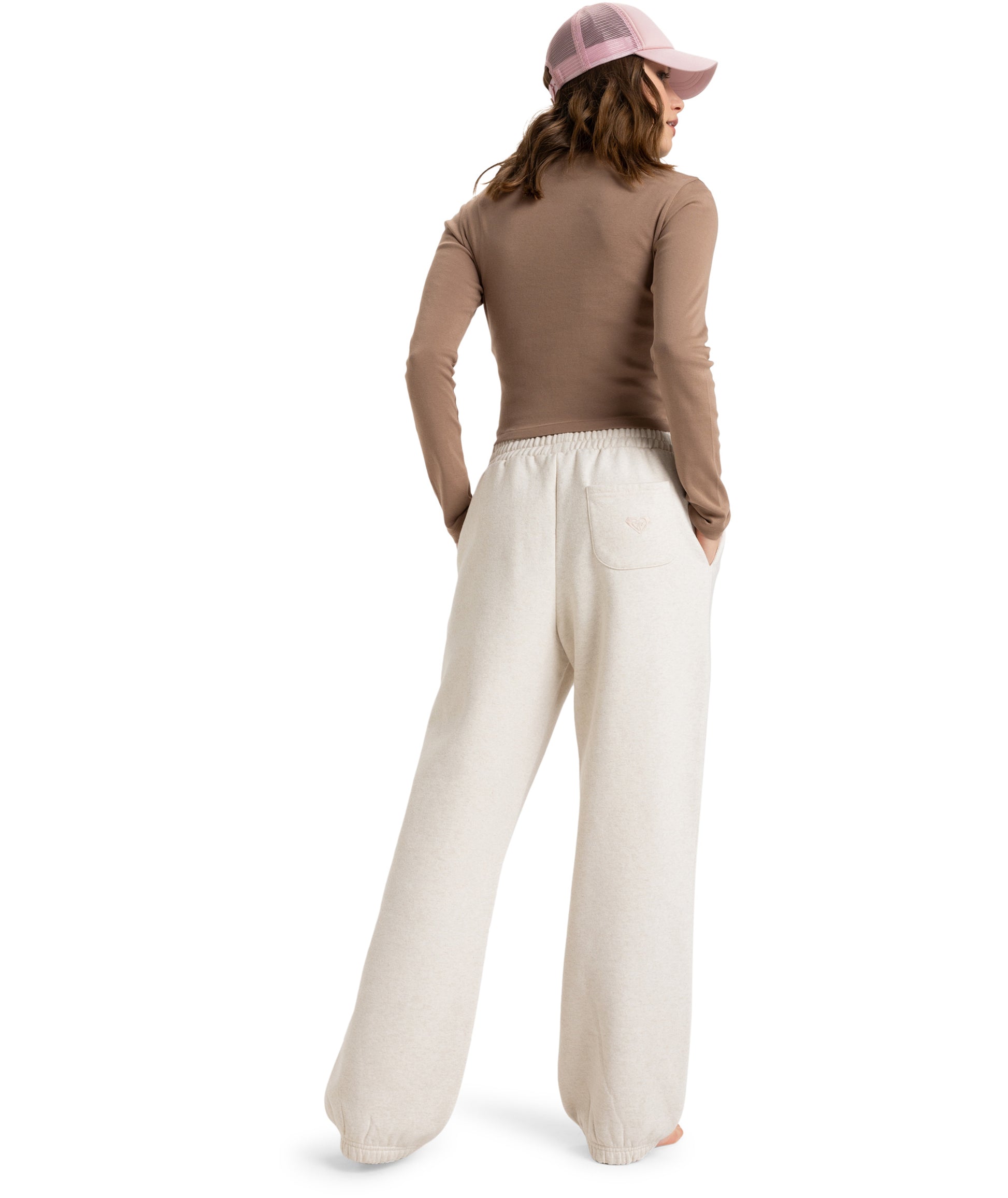 Roxy In Morning Sunrise Trackpant in OATMEAL HEATHER