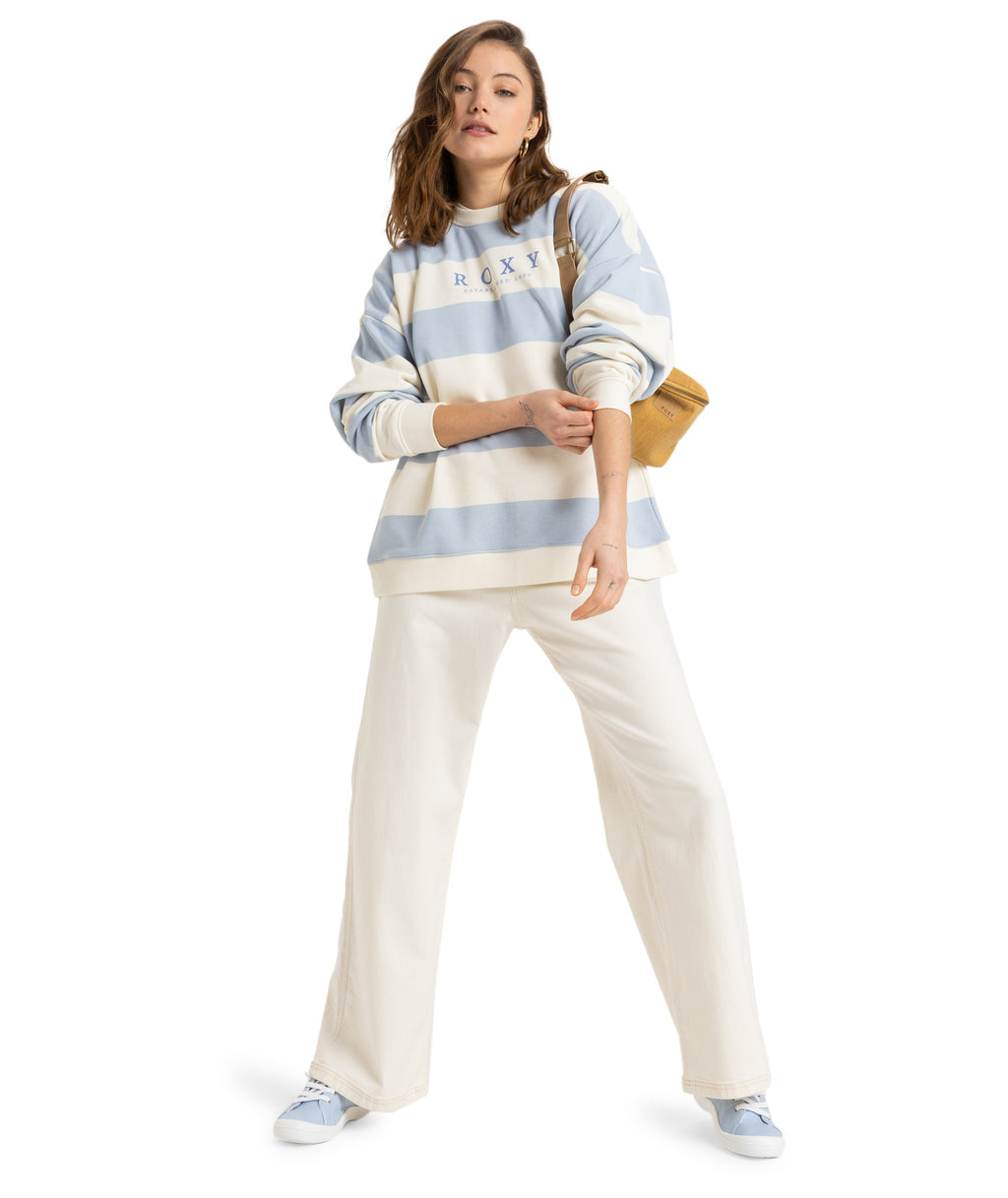 Roxy Strictly Stripes Oversized in SKYWAY STRICTLY STRIPE