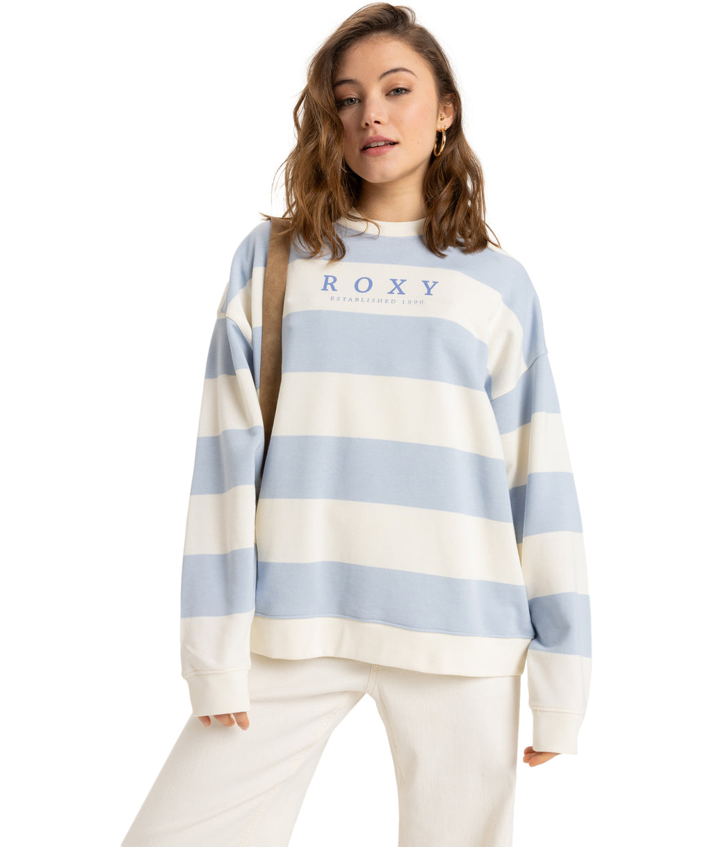 Roxy Strictly Stripes Oversized in SKYWAY STRICTLY STRIPE