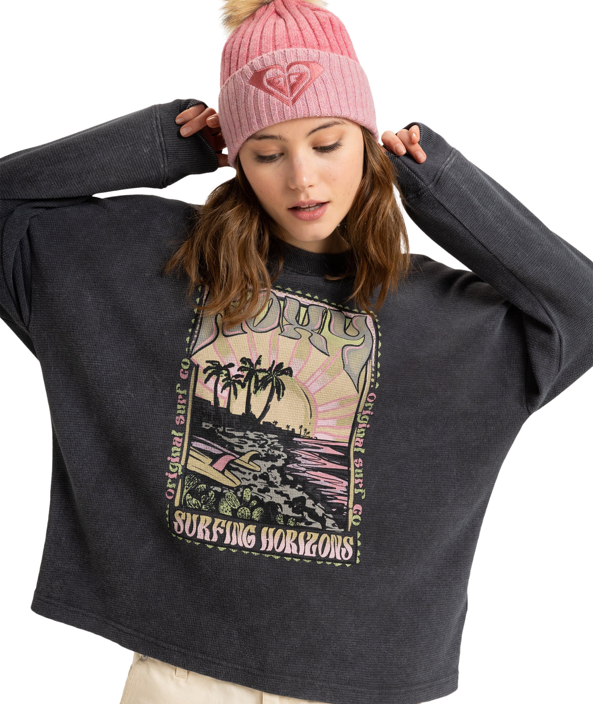 Roxy Mushy Jellyfish in BLEACHED MAUVE