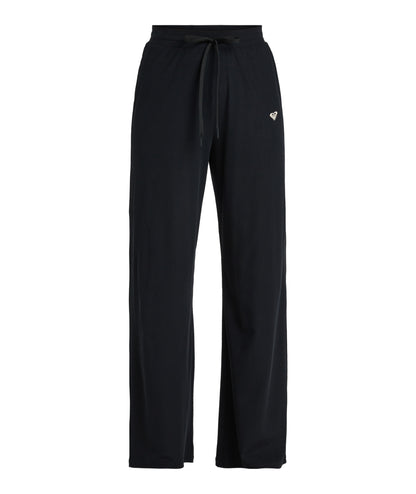 Roxy Rise & Vibe Rib Wide Leg Pants in ANTHRACITE