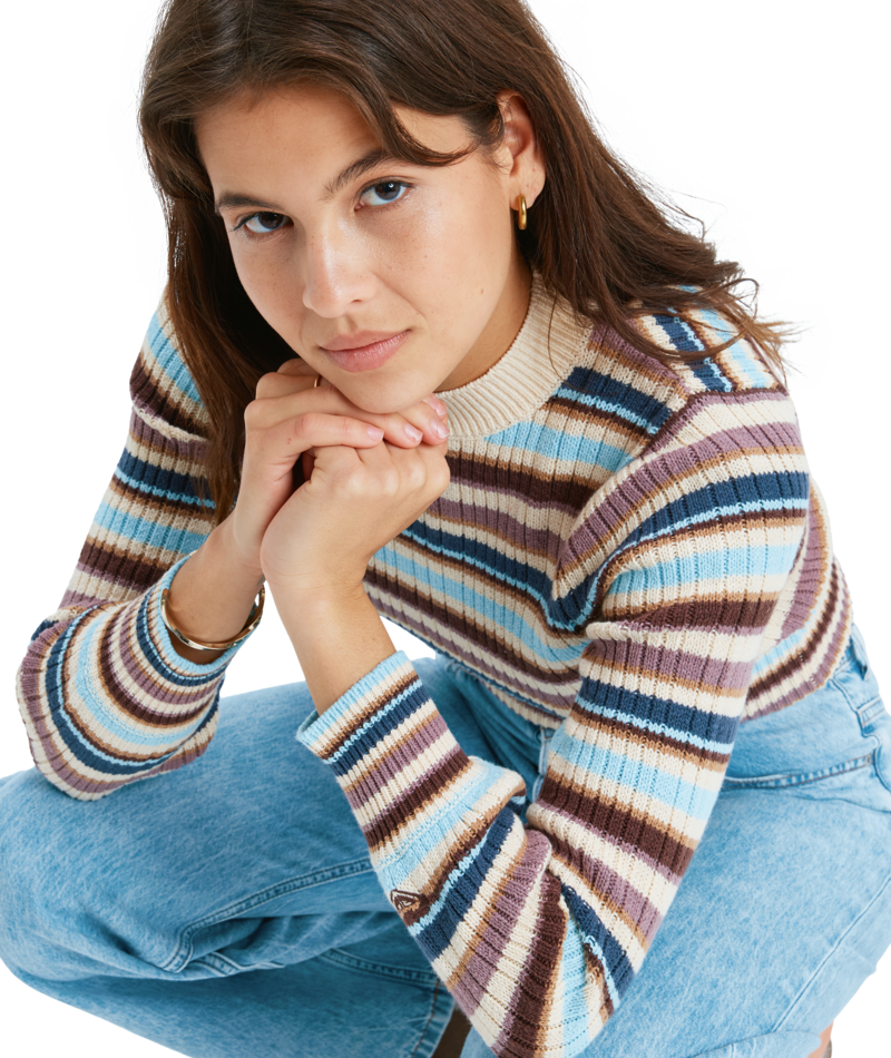 Roxy Playa Morning Sweater in SKY BLUE