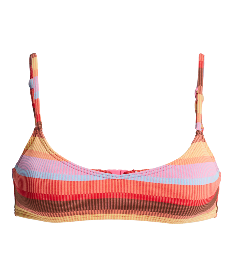 Roxy Sunset Stripe Bralette in PINK COSMOS
