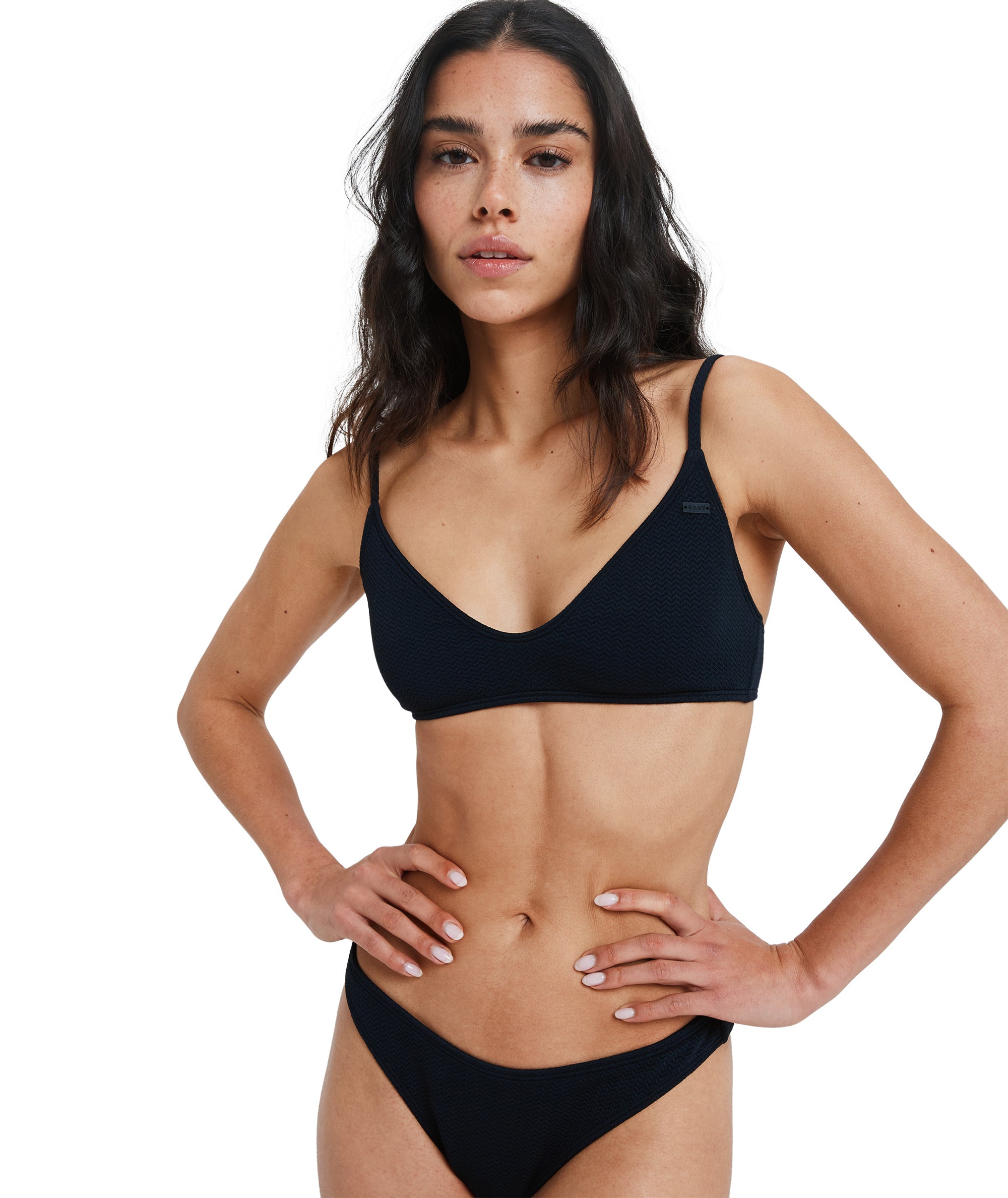 Roxy Kauai Bralette Tri in ANTHRACITE