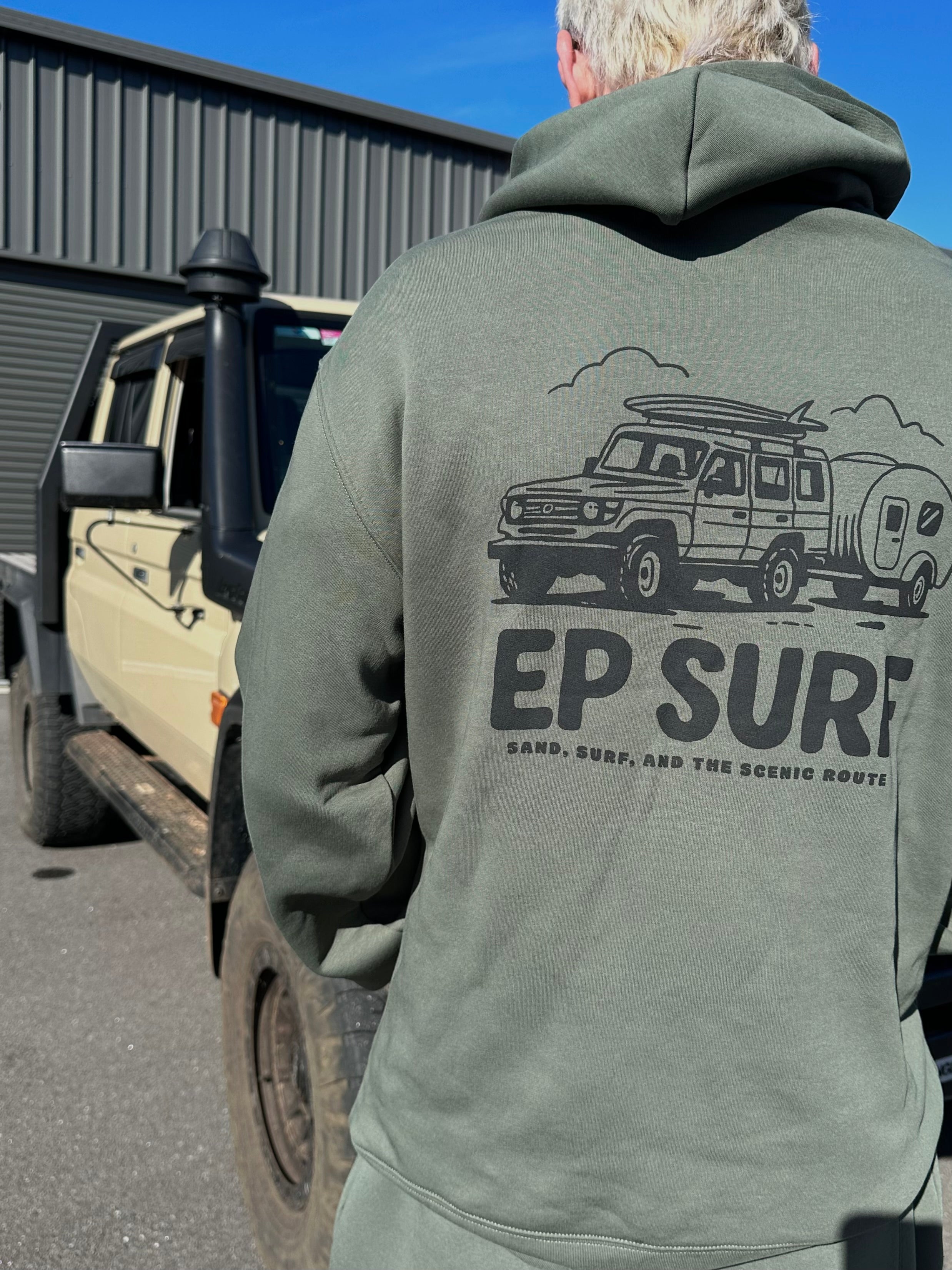 EP SURF Mens Troopy Hoody - Cypress