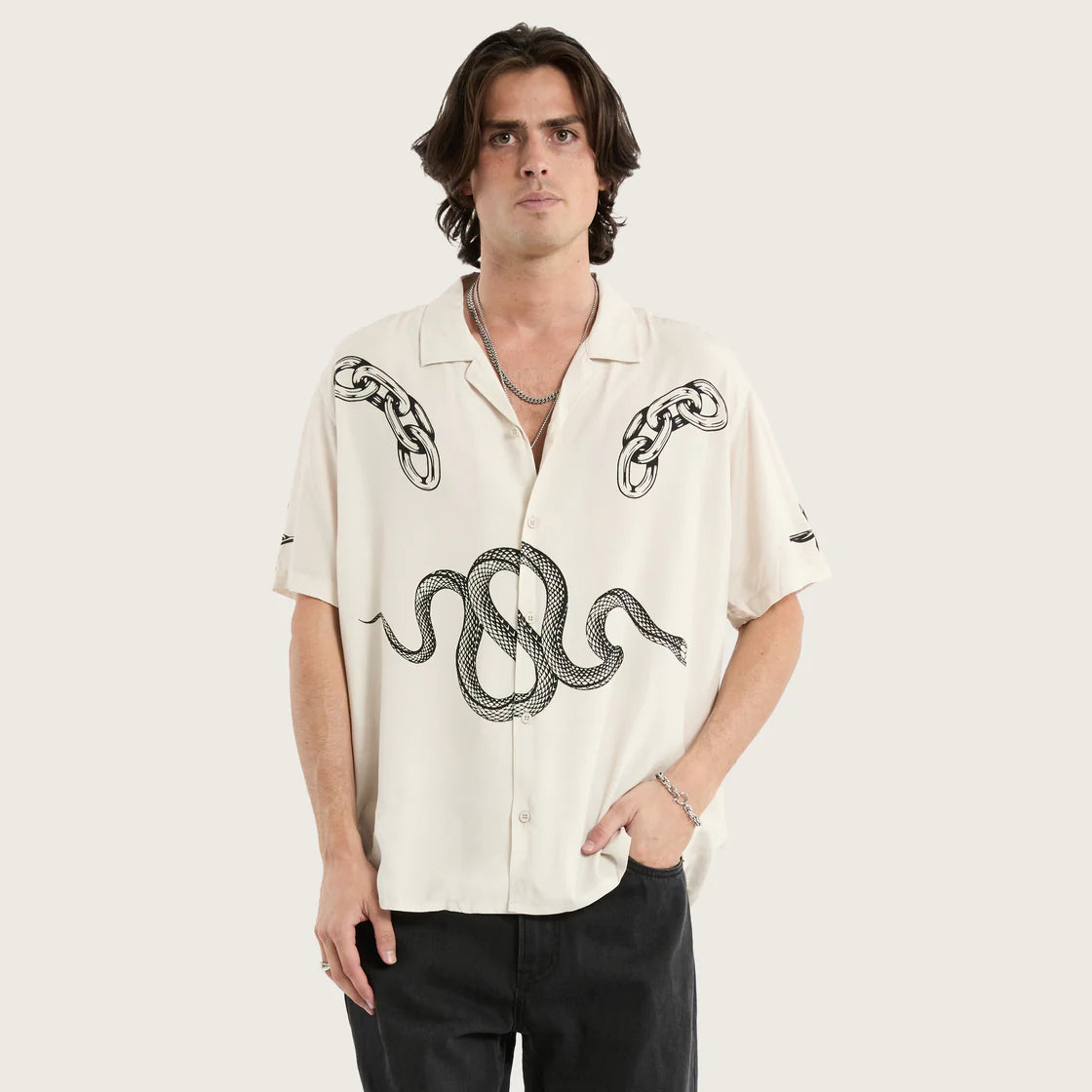 Kiss Chacey Flash Relaxed Resort Shirt