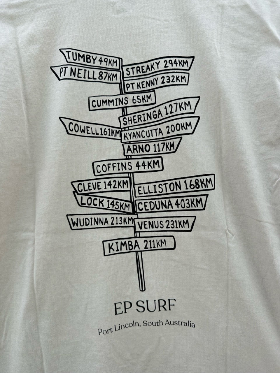 EP SURF Tee Mens Signs