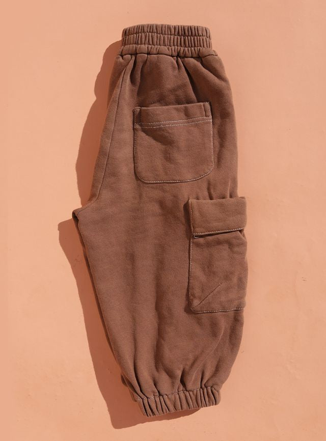 Small Swim Club Choccy Cargo Trackies