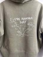 EP SURF Womens Map Hood - Eucalyptus