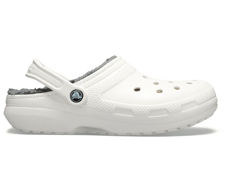 Crocs Classic Lined Clog Whi/Gry
