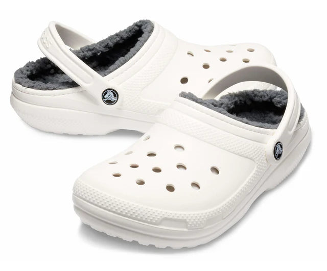 Crocs Classic Lined Clog Whi/Gry