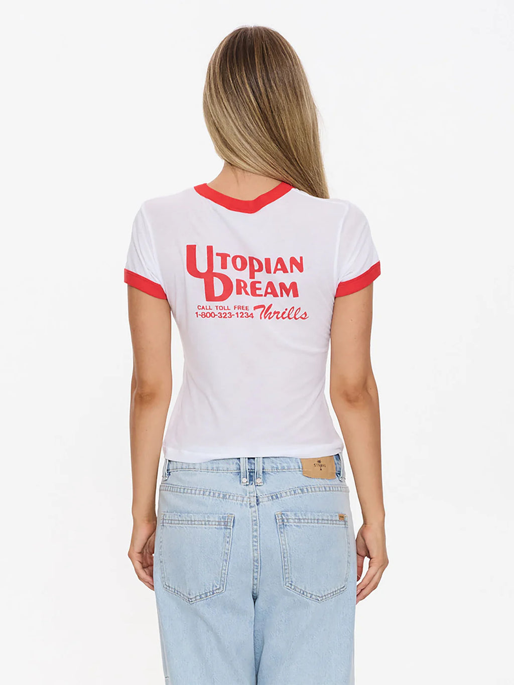 Thrills Co Utopian Dream Boy Tee - White