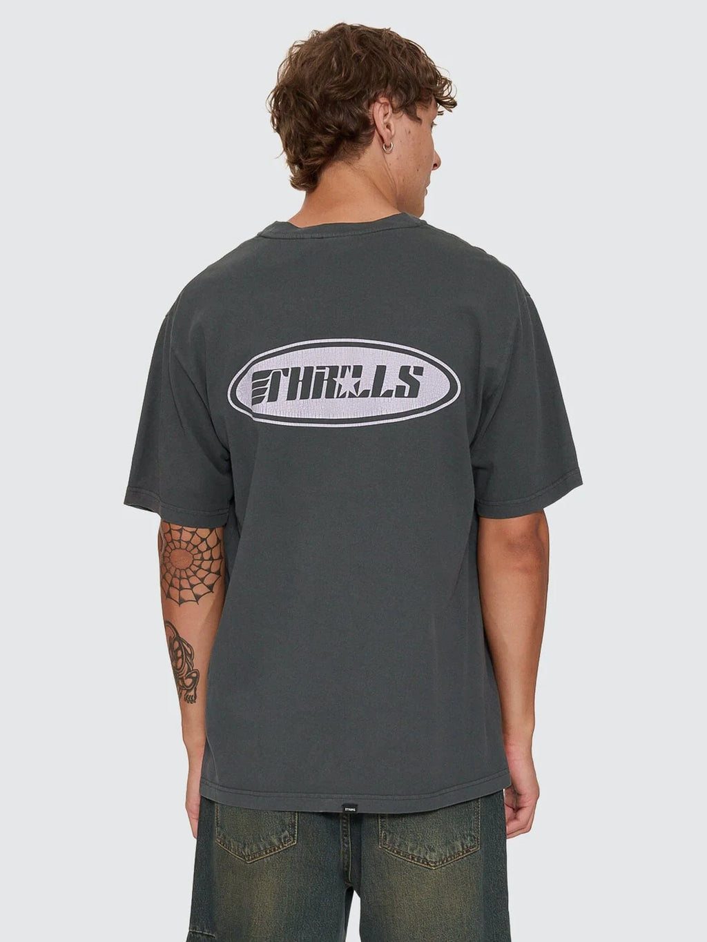 Thrills Co Odyssey Core Oversize Tee - Deep Mineral Blue