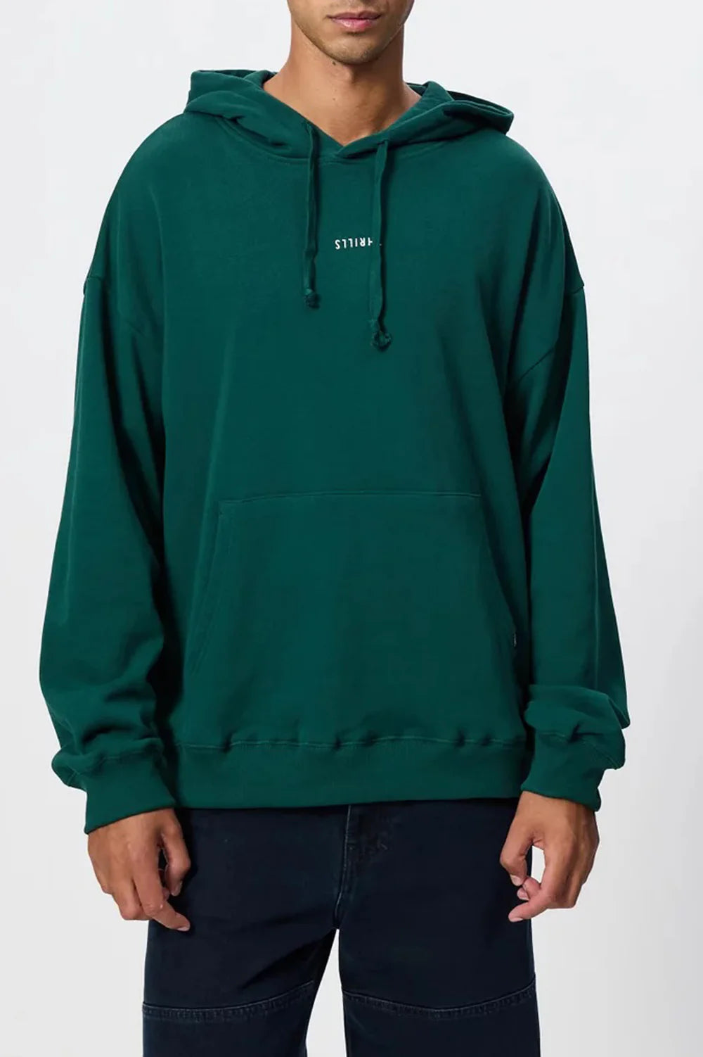 Thrills Co Minimal Thrills Slouch Pull On Hood - Varsity Green