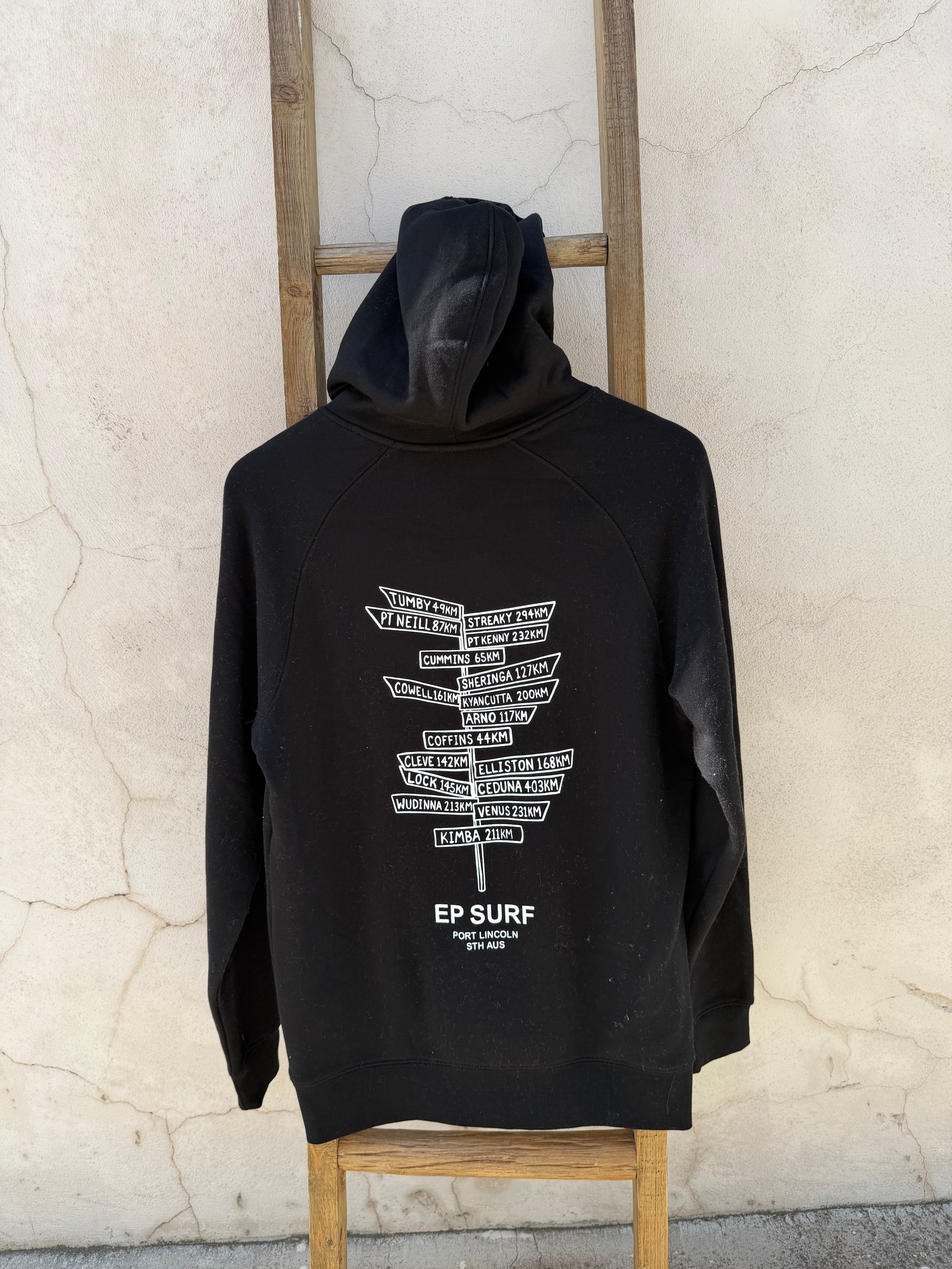 EP SURF Mens Signs 2.0 Hoody Black/White