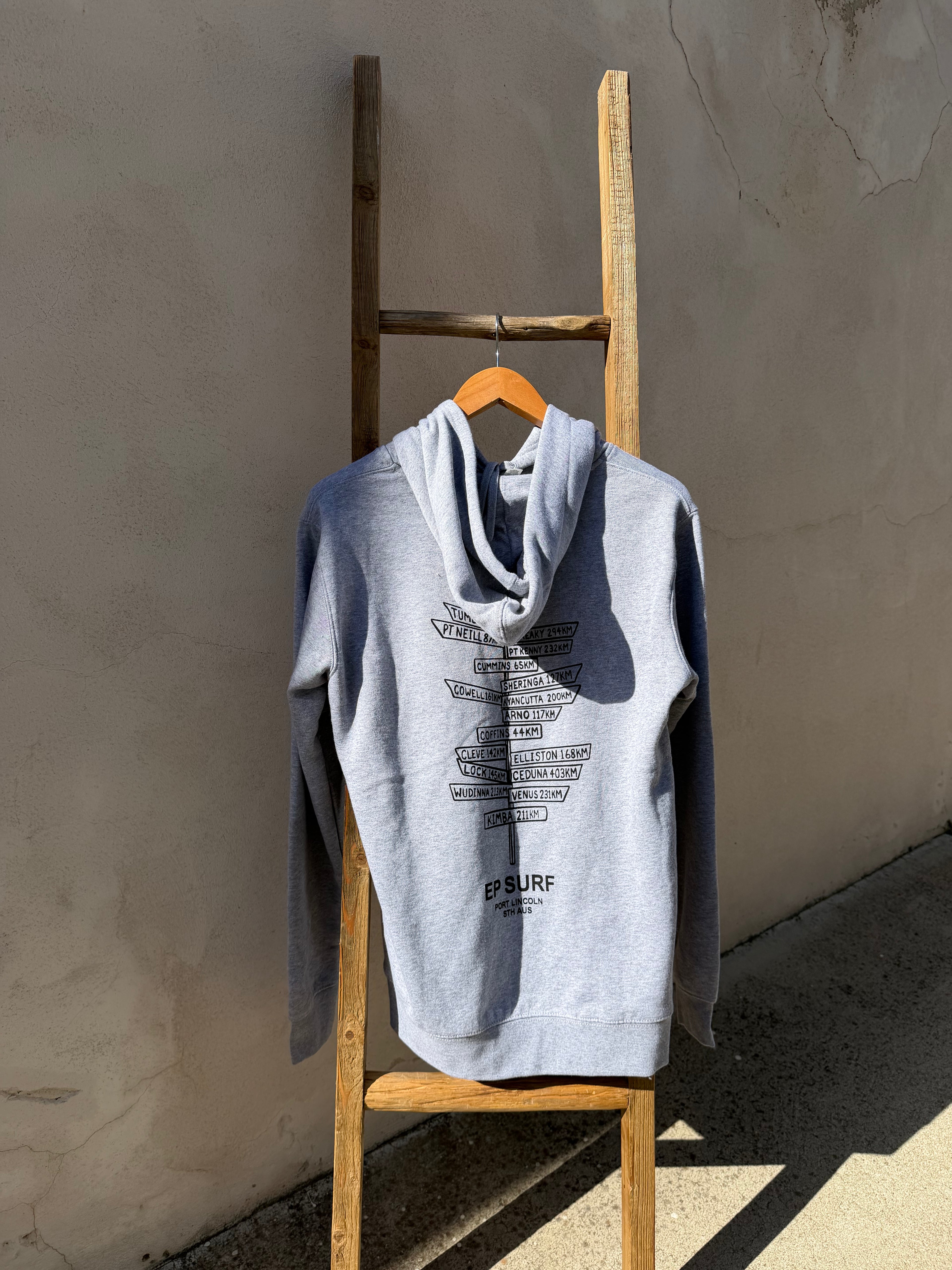 EP SURF Mens Signs 2.0 Hoody Grey/Black