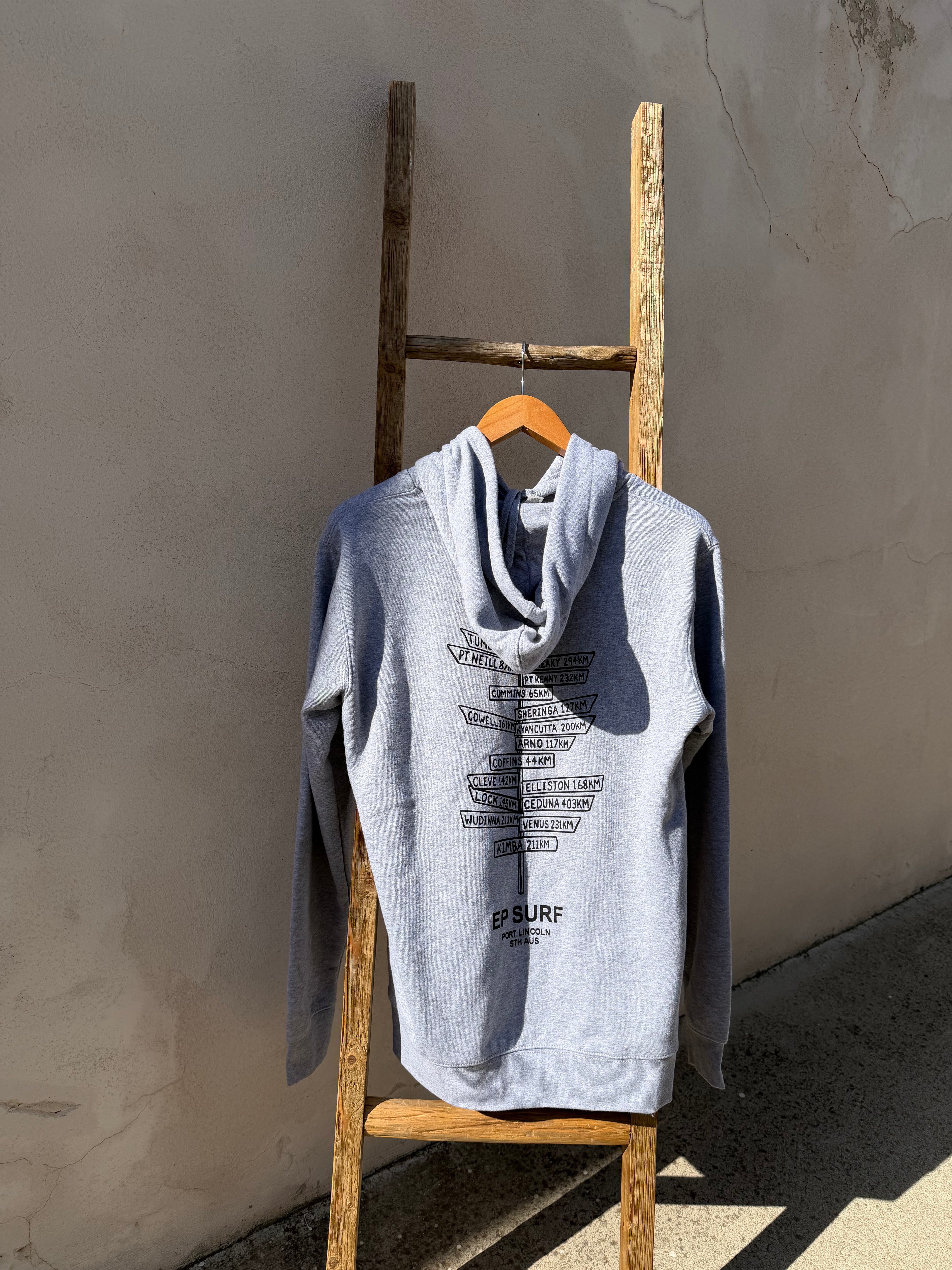 EP SURF Mens Signs 2.0 Hoody Grey/Black