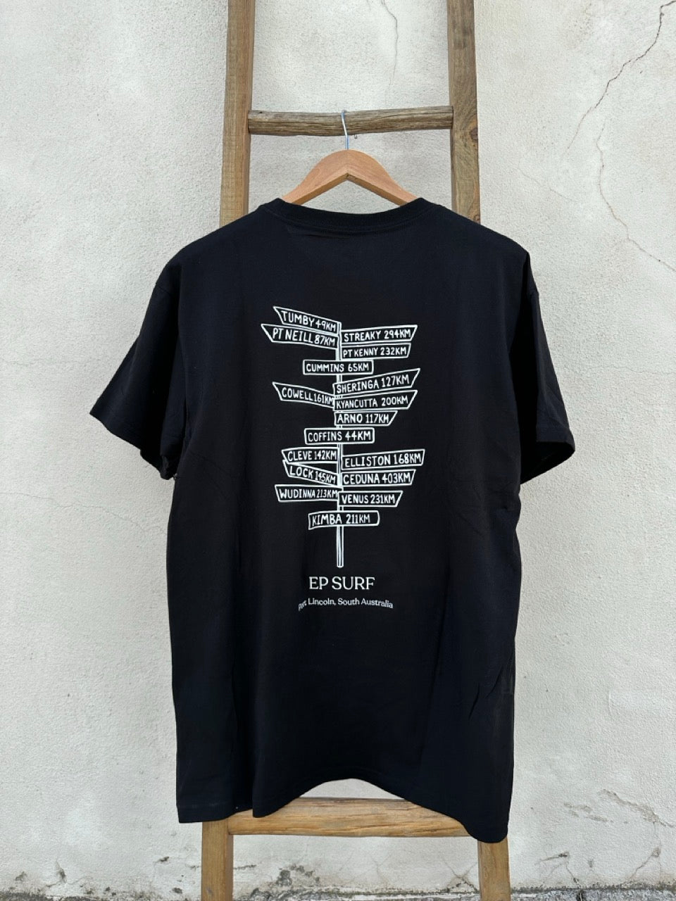 EP SURF Mens Signs Tee Black/White