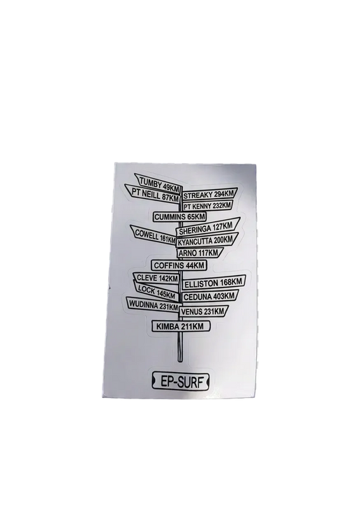 EP SURF Signs Sticker