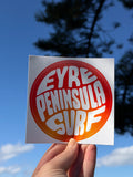EP SURF Globe Sticker - Red
