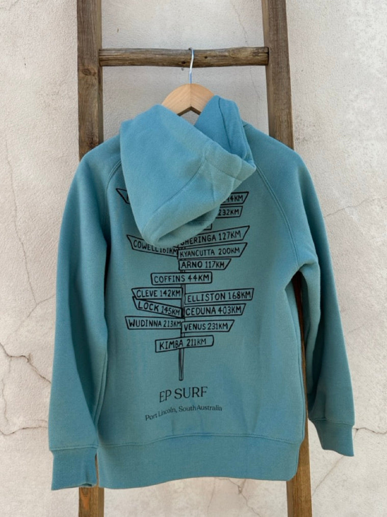 EP SURF Youth Signs Zip Through Hoody
