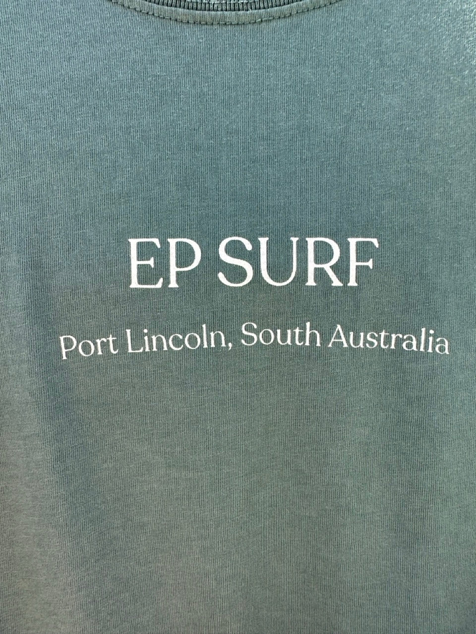 EP SURF Mens Signs Tee Marine Green/White