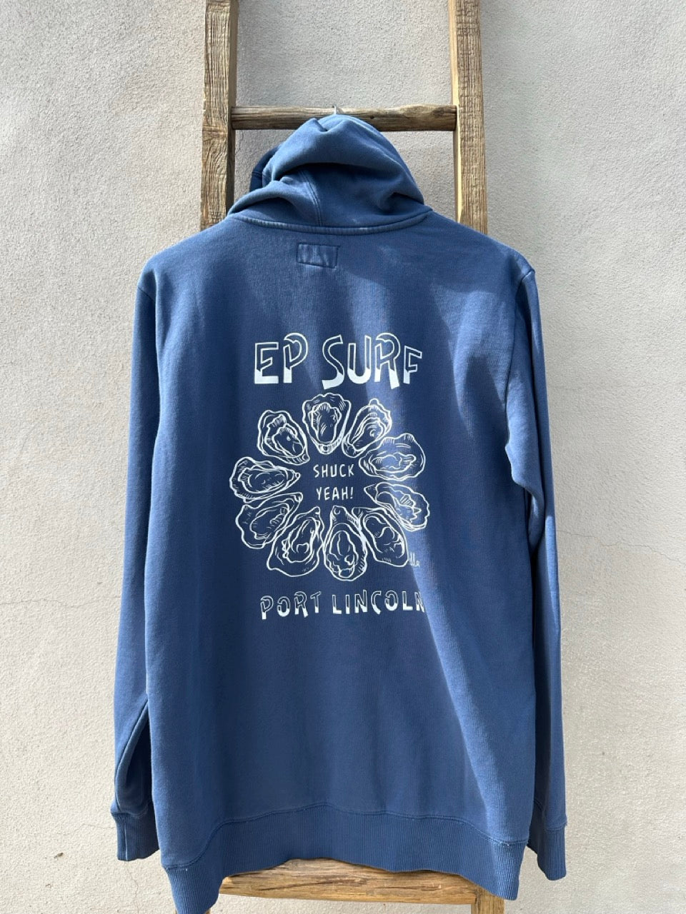 EP SURF Mens Hoody Shuck Yeah - North Sea Blue/White