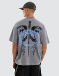 Kiss Chacey Fuel Street Tee in Pigment Sky Rocket
