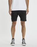 Kiss Chacey Salem Cargo Short in Obsidian Black