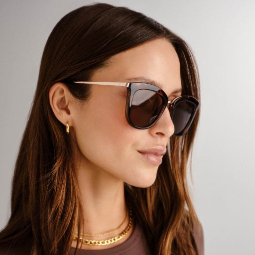 Le Specs Caliente in TORT / ROSE GOLD