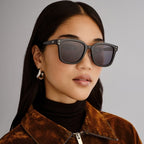 Le Specs Le Domino + in BLACK