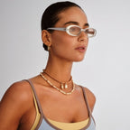 Le Specs Outta Love in SILVER PEARL